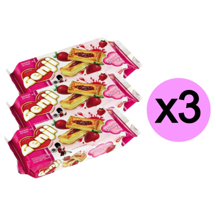 [Paket Isi 3] Monde Genji Strawberry Pie 85gr