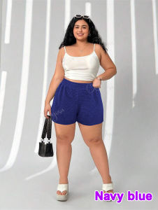 Plus size bacrk crep shorts all season short Large- 4xl (BK)