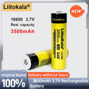 Liitokala lii-35s 3.7V 18650 3500mah 【Manila In-Stock Inventory 2MOS PCB Rechargeable Li-lon Battery button typeFor Flashlight