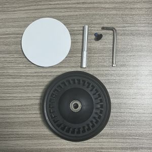 BABY Durable Front Rear Wheels Stroller Accessories With Tools Trolley Wheel Bracket Screw Clip Type Wheel Axle Accessories Stroller Wheels PU Tyre Side Cover