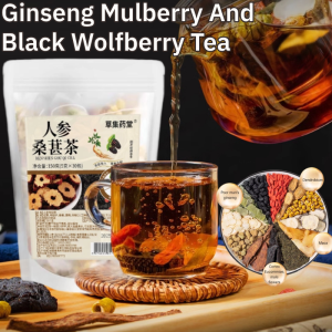 Ginseng Mulberry Wolfberry Tea Bags Herbal Tea Healthy Drink Independent Tea Bag Liver-Protecting Tea For Staying Up Late