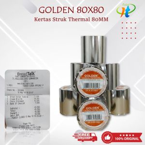 Golden 80x80 Paper Roll Struk Thermal Kasir 80mm Printer Epson TMT82X TMT81