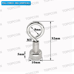 Fishing Strong Powerful Round Neodymium Magnet 16MM 20MM(8kg/15kg)