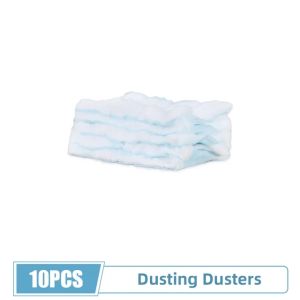 10ชิ้นแปรงปัดฝุ่นแบบใช้แล้วทิ้งแปรงปัดฝุ่นแบบสั้นสำหรับทำความสะอาดสำนักงานบ้านมู่ลี่เครื่องมือทำความสะอาดฝุ่นพื้นผิวรถยนต์
