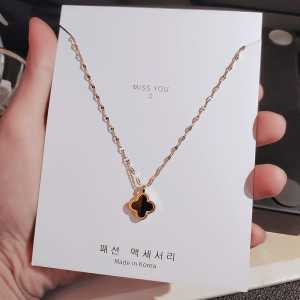 [ Korean Style ] Kalung Titanium Import / Kalung Wanita Titanium AntI Karat / Kalung Terbaru Wanita