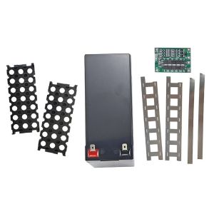 12V 7Ah to 20Ah Battery Storage Box 3X7 18650 Holder Uninterrupted 3S 40A BMS With Welding Nickel