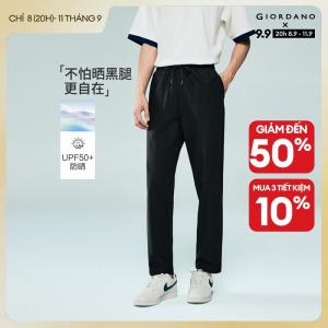 GIORDANO Men Sweatpants Moisture Wicking Elastic Waist Sweatpants Casual Stylish Trendy Elegant Comfortable 13116090