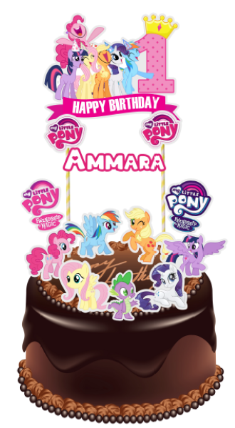 My Little Pony Cake Topper | Lazada