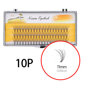 Bulu Mata Palsu / Eyelash Extension 10P 20P / dengan panjang 10/12mm / Bulu Mata Palsu Individual
