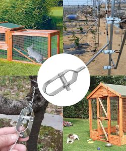 ตัวปรับความตึง สายเคเบิล/ลวด ขนาด 100/120 มม. หนา 2 มม. สำหรับ งานรั้ว งานร้อยสายเคเบิล และอื่นๆ  Cable/wire tension adjuster size 100/120 mm. thickness 2 mm.