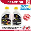 Brake Fluid DOT 4 SAE J 1703/1704 Hi-Brake 400gm/800gm Minyak Brek Putih DOT4 Proton/Perodua/Toyota/Honda/Nissan/Ford. 