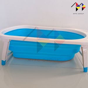 mppc อ่างอาบน้ำเด็ก แบบพับได้ Baby Folding Bath Tub