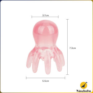 N.K.【Ready in Stock】 Resin Octopus Massage Comb Portable 8-Prong Head SPA Massage Comb