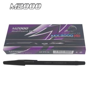 M2000 MX 200N ND HITAM Pen L / Pulpen 0.9mm Hitam 1 BOX / 12 Pcs