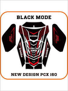 STIKER PAD PROTECTION ALL NEW PCX 160 2021 FULL SET NEW DESIGN DENGAN ANTI GORES TIDAK TIMBUL
