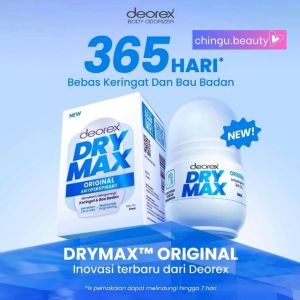 DEOREX - DRY MAX ORIGINAL ANTIPERSPIRANT ROLL ON ( 30 ml ) - Deodoran Roll On Kurangi Bau Keringat