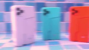 ปืนฉีดน้ำศัพท์มือถือ Apple แบบพับได้ระเบิดหัวฉีดน้ำสองหัวยิงยิงปืนของเล่นรุ่น