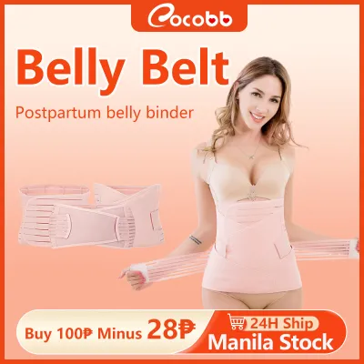 COCOBB 3 in1 Maternity Binder Recovery Belt Girdle Belly Postpartum Binder Belly Body Shaper Elastic Postnatal Waistband