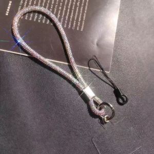 INVADER Bright Rhinestone Phone Lanyard Glitter Bling Bling Anti-lost Wrist Rope Fashion Flash Phone Wrist Straps Phone Accessories