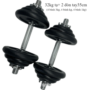 Tạ Tay Tháo Lắp Tập Gym Từ 5Kg Đến 30Kg - Bộ 2 Tạ Tay Tháo Lắp Các Loại