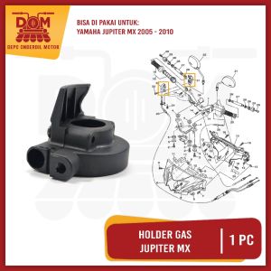 Holder Gas Jupiter Mx (PSP) Dudukan Mangkok Mangkuk Rumah Pipa Gas Yamaha Jupiter Z Jupiter MX Old
