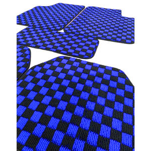 ✨ For Proton Satria Neo ✨ THAI DADU CHESS DICE Floor Mat Universal Car Carpet Car Floor Mat Anti Slip Front 2pcs + Rear 3pcs Thickness 0.5cm Thailand Style Black Red Black Pink Black Blue Black Purple Black Grey Blue Grey Blue Red 格子地毯