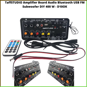 COD TaffSTUDIO Amplifier Board Audio Bluetooth USB FM Subwoofer DIY 400 W D10OK / Amplifier Board Audio Bluetooth Advance Karaoke 400 W Usb