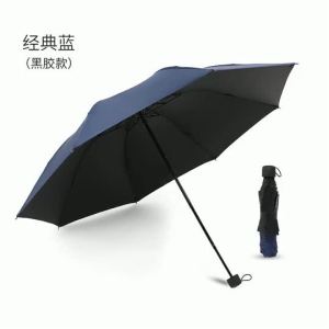 Gift Umbrella Printable logo Long Handle Dual-use Black Coating Umbrella Large Golf Car Umbrella In Stock Wholesale Sun Protection