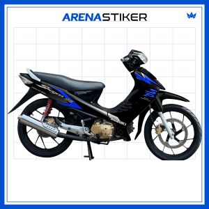 SH14c Sticker Suzuki Shogun 125 Sp Stiker Striping Lis Shogun 125 Variasi Retro Design Racing Line Lz