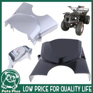 ★Same Day Shipping★ 90/110/125cc Silver Metal Engine Front Sprocket Chain Cover Case for 90cc 110cc 125cc ATVs/Quad Dirt/Go Kart ATV-Sprocket-Cover