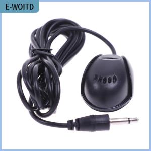 【E-WOITD】 Mini 3.5mm Wired Paste Type External Microphone Car Audio Mic Meeting Player