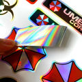 A4 Size Motorcycle Side Strip Bike Helmet Sticker Umbrella Corporation Resident Evil HRC OHLINS Decal Motorcycle Accessories. 