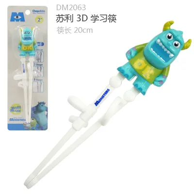 Disney Kids Learning Training Chopsticks Corrective Practice ABS Silicone BPA Free Adjustable 3 Rings Anti-Slip Tips Baby Toddler Beginner Mickey Minnie Spiderman Frozen