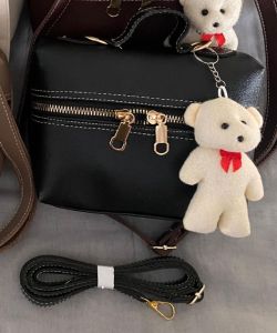 (FREE CANTELAN) Tas Selempang Wanita Graces Irvanbagshop Hanbag Bahan Sintetis 1 Ruang Tas Mini Muat HP Lucu Elegan - Cewek