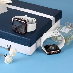 Cover Compatible with Apple watch case 49mm 44mm 40mm 45mm 41mm 42mm 38mm Carbon fiber Bumper Protector i Watch series 3 4 5 6 SE 7 10  8 Ultra Accessories