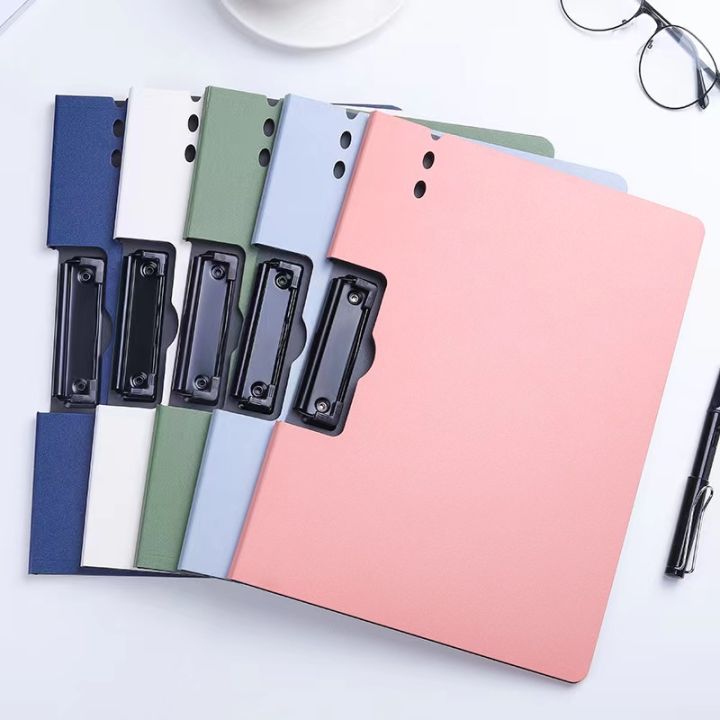 A4 Large capacity folder paper storage Document Bag File Folder Clip ...