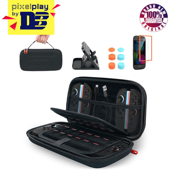 Transnovo Portable Hard Case with Basic Protection Kit for Nintendo ...