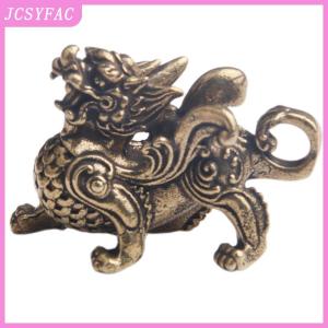 JCSYFAC Statue Figurine Wealth Brass Decor Prosperity Chinese Style Ornament Fengshui