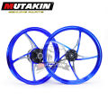 MUTAKIN X5 Pro CNC Mags Front Disc 4 holes Rear Disc 5 holes 1.6x1.6x17 Sniper 150 Sniper 155. 