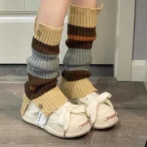 Y2K Lolita Wool Long Socks - Autumn/Winter Boot Socks