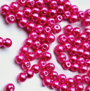 mutiara sintetis/mutiara berat/mutiara warna warni cemerlang/ukuran 4mm/harga per 10 gram