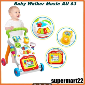 Mainan Baby Walker Music AU 03 Dorongan Bayi Musik baby
