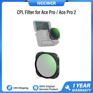 NEEWER Snap On Filter Set for Insta360 Ace Pro/Ace Pro 2 CPL UV ND8 ND16 ND32 1/4 Black Diffusion Camera Lens Filters Kit