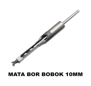 Mata Bor Bobok Kayu 3/8" 10mm Persegi Hole Drill Bit Bahan Baja Kerajinan Kayu MING SHAN TAIWAN Mortising Square Chisel