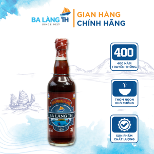 Nước Mắm Chắt Sành Ba Làng TH 400 Năm Truyền Thống Chai Thủy Tinh 500ml