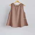 Bayleaf.id Tania Inner Basic Tanpa Lengan / Baju Dalam Tanpa Lengan Premium / Sleeveless Inner Basic. 