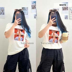 6034 Art Top Atasan Wanita Santai Korean Top