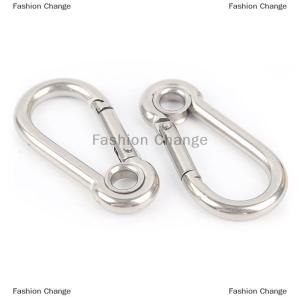 [COD] Fashion Change M4 M5 M6 M7 M8 Stainless Steel Carabiner Carbine Snap Hook with Eyelet Spring Buckle Key Ring