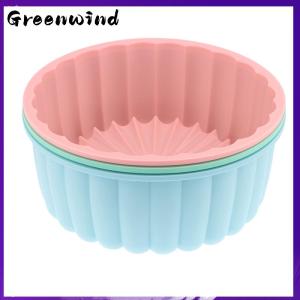 【Greenwind】 6 Inch Charlotte Cake Pan Silicone Cheesecake Nonstick Round Silicone Baking Mold Cake Molds For Strawberry Shortcake Tart Pie