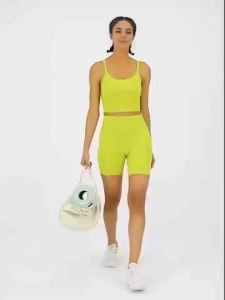 Lycra Fitness Shorts Barely-There Tight-Fitting Yoga Wear High-Waisted with Butt Lifting Quick-Drying Sports GD0006-A